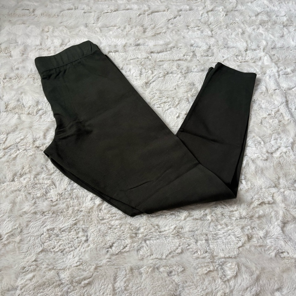 NWT Good American Women's Size 2 Green Pull On Essential Leggings